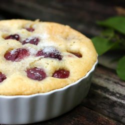 Upside Down Cherry Cobbler