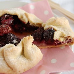 Freeform Cherry and Blackberry Pie