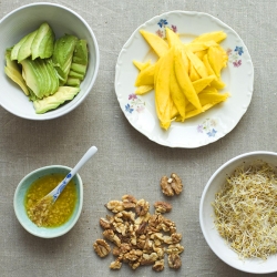 Mango, Avocado & Walnut salad