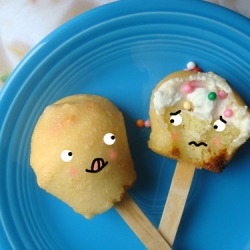 Deep-Fried Cupcakes on a Stick