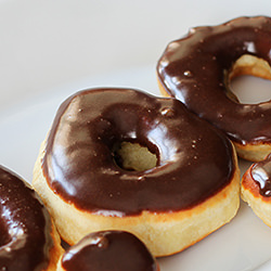 Doughnuts with Chocolate Glaze