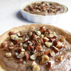 Hazelnut and Thyme Cream Tarts