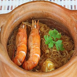 Baked Shrimp with Glass Noodles