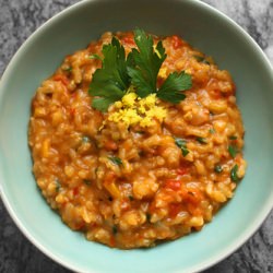 Roasted Pepper Risotto