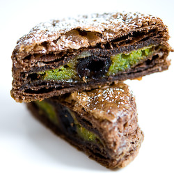 Chocolate Galette w/ Pistachio