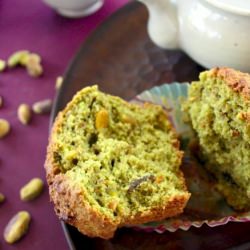 Pistachio Matcha Muffins