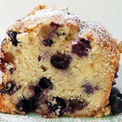 Blueberry Pound Cake