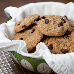 Chocolate Cherry Granola Cookies