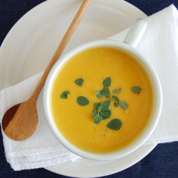 Roasted Pumpkin and Marjoram Soup