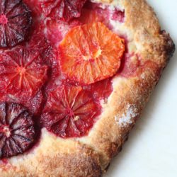 Flaky Blood Orange Tart