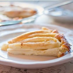 Pear Custard Pie