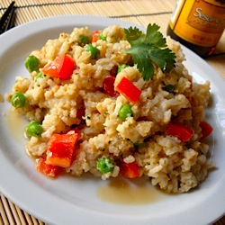 Thai Peanut Rice Pilaf