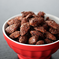 Spicy Cocoa Roasted Almonds