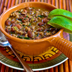 Ground Turkey and Bean Stew