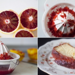 Blood Orange Yogurt Cake