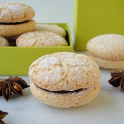 Crackly Almond Macarons