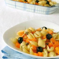 Conchiglie with Pumpkin and Olives