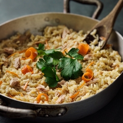 Orange and Tuna Risotto