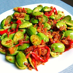 Petai Beans in Sambal Chili