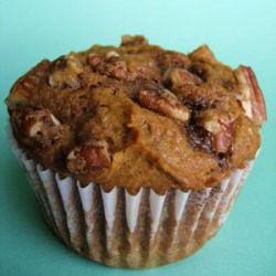 Pumpkin Gingerbread Muffins