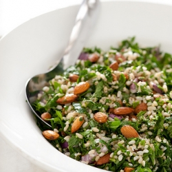 Brown Rice & Almond Tabbouleh