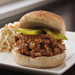 Slow Cooker Barbecue Pork Shoulder