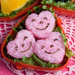 Pink Hearts Bento (445)