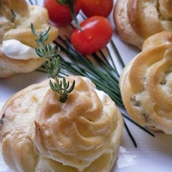 Goat Cheese and Thyme Gougeres