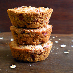 Cranberry Wheat-Oatmeal Muffins