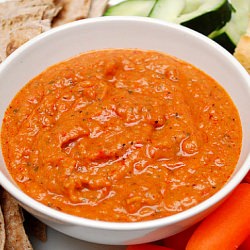 Roasted Red Pepper & White Bean Dip