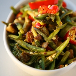 Stir-fried Okra