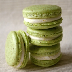 Pistachio Macarons – Two Attempts