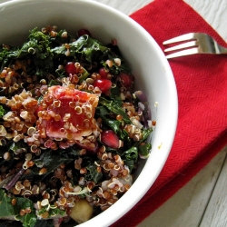 Quinoa, Kale and Blood Orange Salad