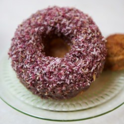 Vegan Coconut Berry Donuts