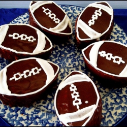 Mini Football Cakes