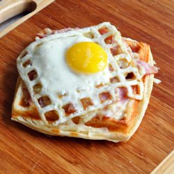 Waffled Croque Madame