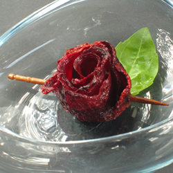 Deep-Fried Potato & Red Beet Roses