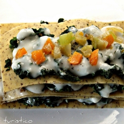 Buckwheat Lasagna with Spinach