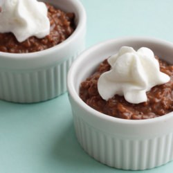 Nutella Chocolate Rice Pudding