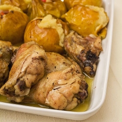 Chicken, Apples, Pork and Tarragon