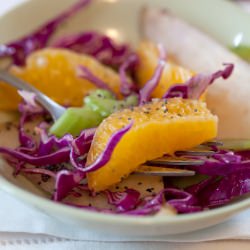 Cabbage, Pear and Citrus Salad