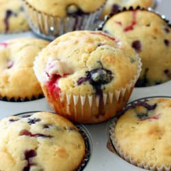 Mixed-Berry Muffins