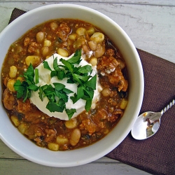 White Bean Turkey Chili