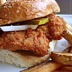 Breaded Pork Tenderloin Sandwich