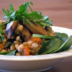 White Bean Cassoulet with Greens