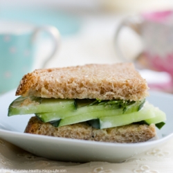 Vegan Mint Cucumber Sandwiches