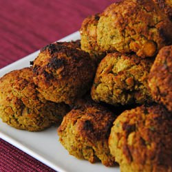 Vegan Baked Falafel