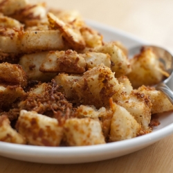 Crispy Parmesan Pepper Potatoes