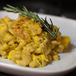 Squash & Rosemary Mac & Cheese