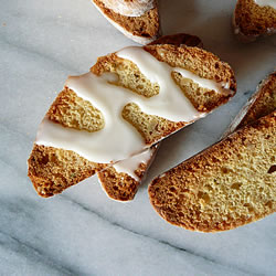 Meyer Lemon Rosemary Biscotti